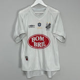 Shop 2003 SANTOS #7 HOME SHIRT (L) UMBRO, classic football shirts, vintage football shirts & retro soccer jerseys at Cult Kits