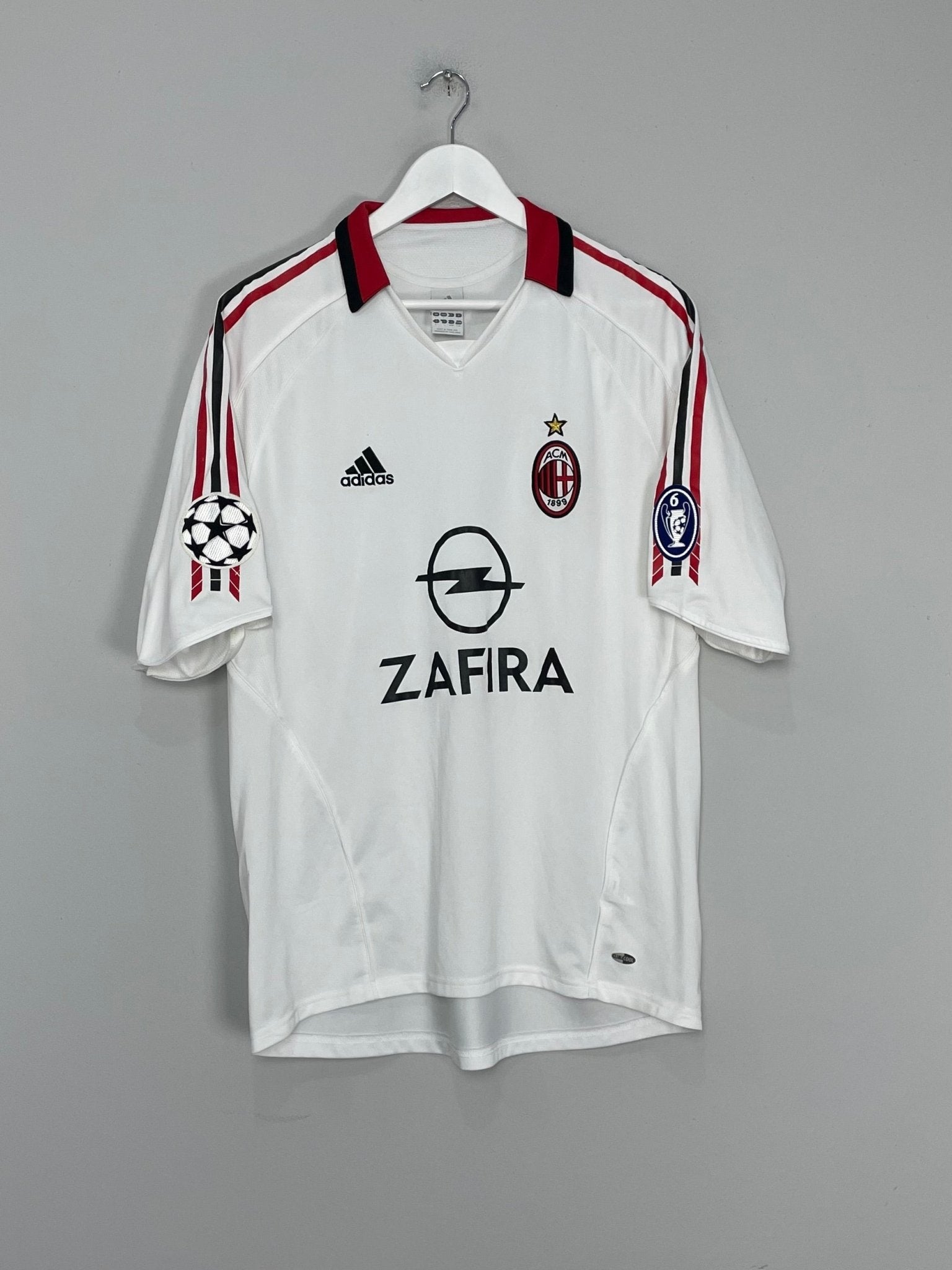 Shop 2003/04 AC MILAN GATTUSO #8 C/L AWAY SHIRT (L) ADIDAS, classic football shirts, vintage football shirts & retro soccer jerseys at Cult Kits
