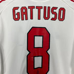 Shop 2003/04 AC MILAN GATTUSO #8 C/L AWAY SHIRT (L) ADIDAS, classic football shirts, vintage football shirts & retro soccer jerseys at Cult Kits