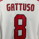 Shop 2003/04 AC MILAN GATTUSO #8 C/L AWAY SHIRT (L) ADIDAS, classic football shirts, vintage football shirts & retro soccer jerseys at Cult Kits