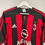 Shop 2003/04 AC MILAN KAKA #22 HOME SHIRT (M) ADIDAS, classic football shirts, vintage football shirts & retro soccer jerseys at Cult Kits