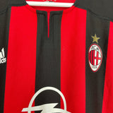 Shop 2003/04 AC MILAN MALDINI #3 *PLAYER ISSUE* HOME SHIRT (M) ADIDAS, classic football shirts, vintage football shirts & retro soccer jerseys at Cult Kits