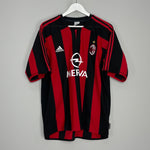 Shop 2003/04 AC MILAN SHEVCHENKO #7 HOME SHIRT (L) ADIDAS, classic football shirts, vintage football shirts & retro soccer jerseys at Cult Kits