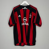 Shop 2003/04 AC MILAN SHEVCHENKO #7 HOME SHIRT (L) ADIDAS, classic football shirts, vintage football shirts & retro soccer jerseys at Cult Kits