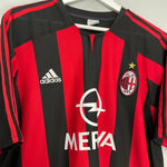 Shop 2003/04 AC MILAN SHEVCHENKO #7 HOME SHIRT (L) ADIDAS, classic football shirts, vintage football shirts & retro soccer jerseys at Cult Kits