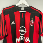 Shop 2003/04 AC MILAN SHEVCHENKO #7 HOME SHIRT (M) ADIDAS, classic football shirts, vintage football shirts & retro soccer jerseys at Cult Kits