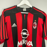 Shop 2003/04 AC MILAN SHEVCHENKO #7 HOME SHIRT (M) ADIDAS, classic football shirts, vintage football shirts & retro soccer jerseys at Cult Kits