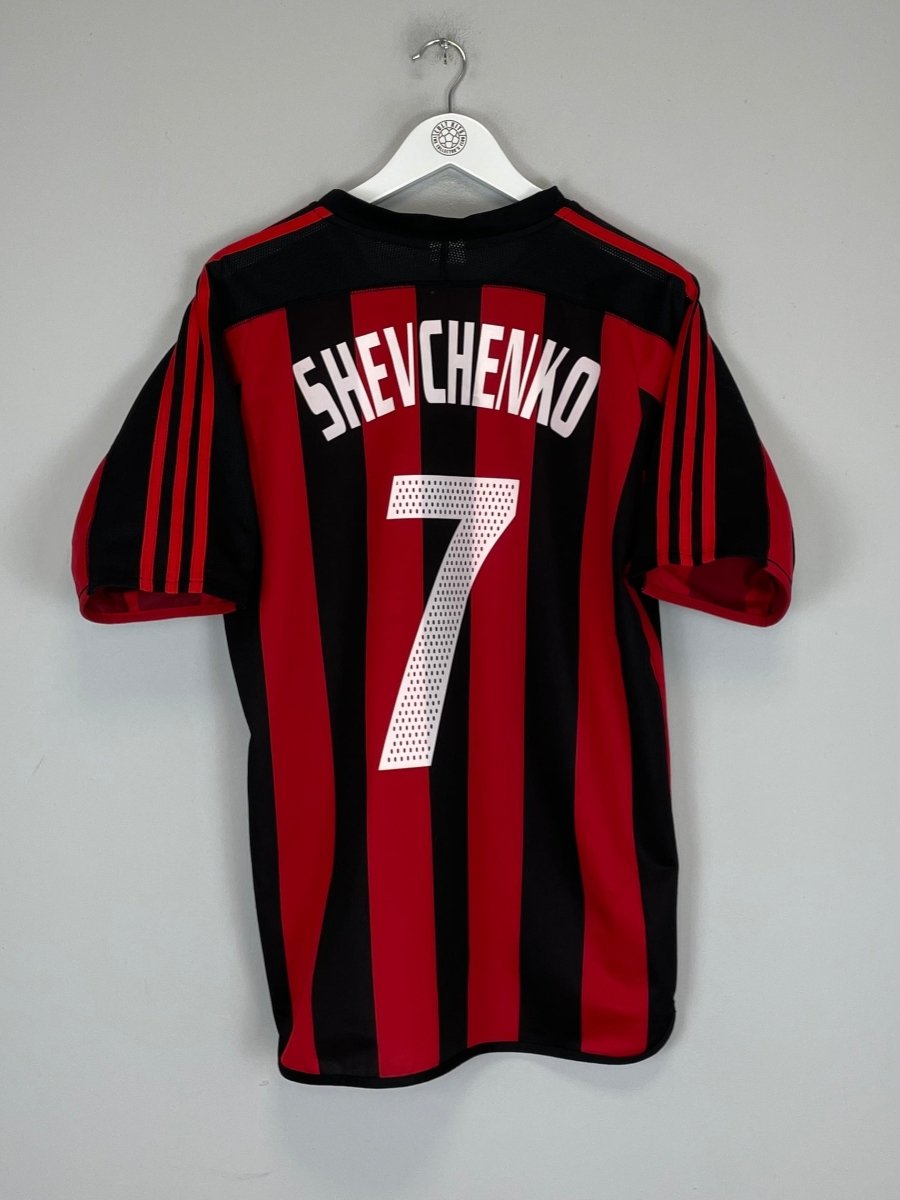 2003/04 AC MILAN SHEVCHENKO 7 HOME SHIRT (M) ADIDAS - Cult Kits - Medium - Buy Vintage Football Shirts, Authentic Retro Football Shirts For Sale, Classic Football Shirts & Soccer Jersey