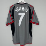 Shop 2003/04 AC MILAN SHEVCHENKO #7 THIRD SHIRT (L) ADIDAS, classic football shirts, vintage football shirts & retro soccer jerseys at Cult Kits