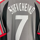 Shop 2003/04 AC MILAN SHEVCHENKO #7 THIRD SHIRT (L) ADIDAS, classic football shirts, vintage football shirts & retro soccer jerseys at Cult Kits