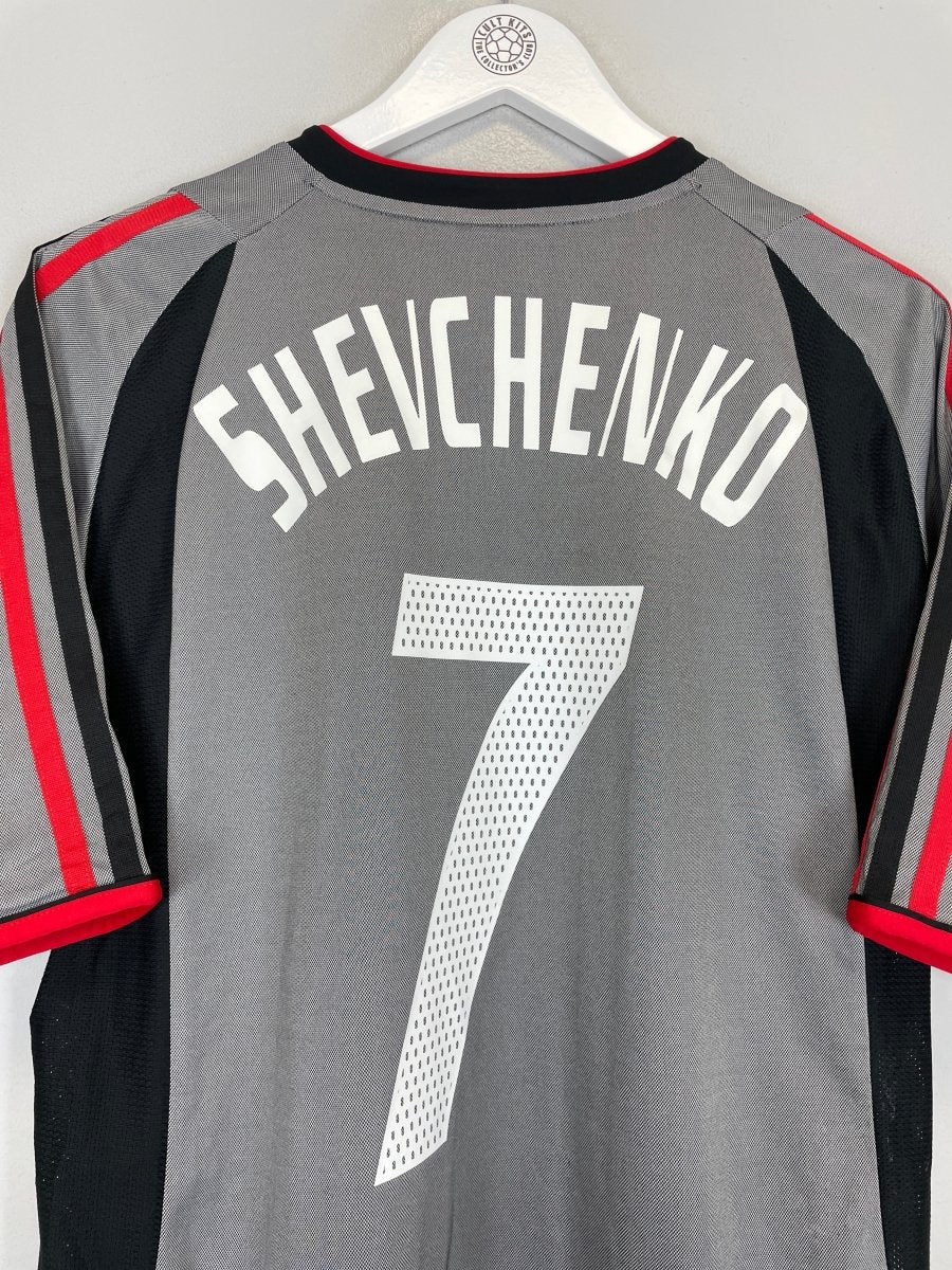 2003/04 AC MILAN SHEVCHENKO 7 THIRD SHIRT (L) ADIDAS - Cult Kits - Large - Buy Vintage Football Shirts, Authentic Retro Football Shirts For Sale, Classic Football Shirts & Soccer Jersey