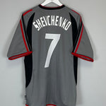 2003/04 AC MILAN SHEVCHENKO 7 THIRD SHIRT (L) ADIDAS - Cult Kits - Large - Buy Vintage Football Shirts, Authentic Retro Football Shirts For Sale, Classic Football Shirts & Soccer Jersey