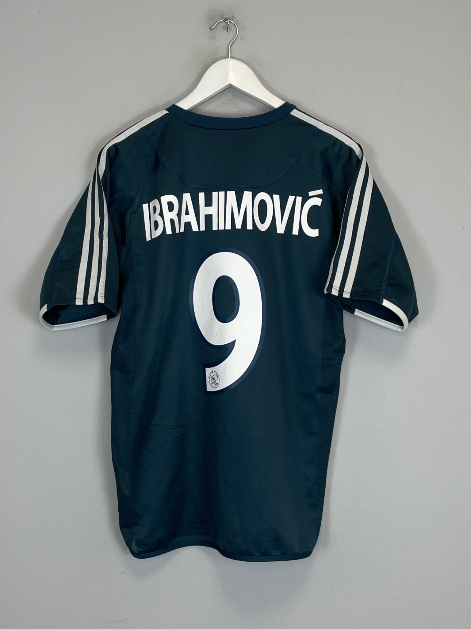 2003/04 AJAX IBRAHIMOVIC #9 AWAY SHIRT (S) ADIDAS – Cult Kits