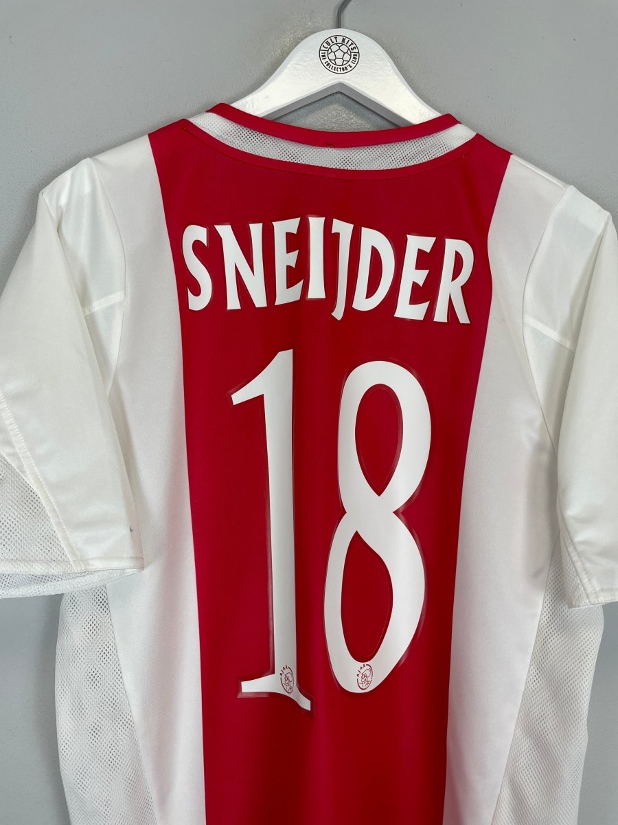 2003/04 AJAX SNEIJDER 18 HOME SHIRT (M) ADIDAS - Cult Kits - Medium - Buy Vintage Football Shirts, Authentic Retro Football Shirts For Sale, Classic Football Shirts & Soccer Jersey