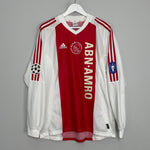 Shop 2003/04 AJAX ZLATAN #7 L/S C/L HOME SHIRT (L) ADIDAS, classic football shirts, vintage football shirts & retro soccer jerseys at Cult Kits