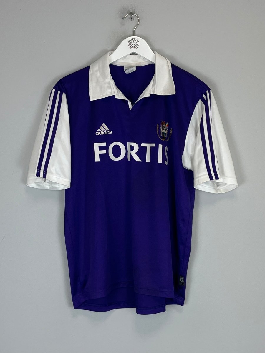 2003/04 ANDERLECHT ZETTERBURG 21 AWAY SHIRT (M) ADIDAS - Cult Kits - Medium - Buy Vintage Football Shirts, Authentic Retro Football Shirts For Sale, Classic Football Shirts & Soccer Jersey