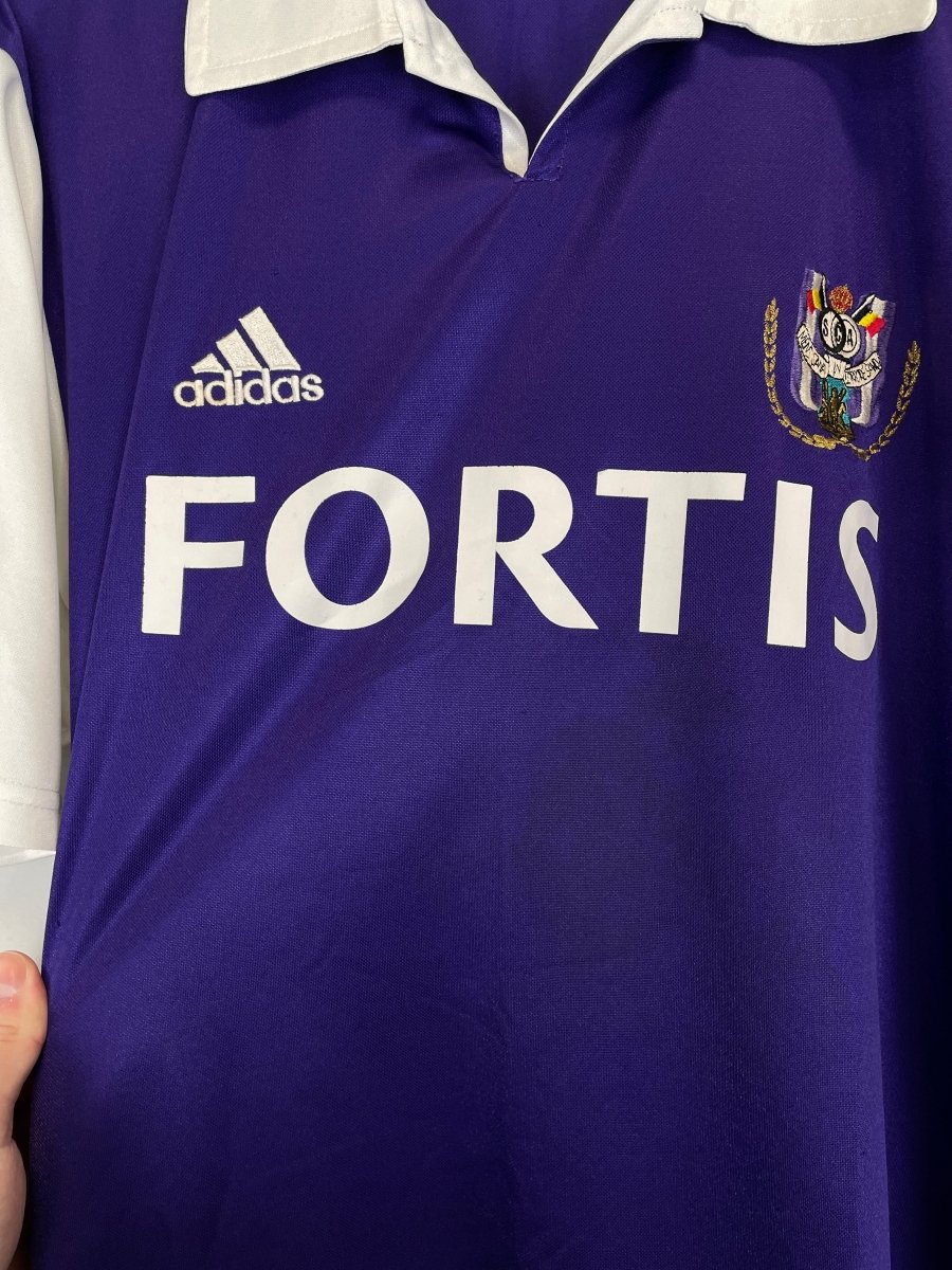 2003/04 ANDERLECHT ZETTERBURG 21 AWAY SHIRT (M) ADIDAS - Cult Kits - Medium - Buy Vintage Football Shirts, Authentic Retro Football Shirts For Sale, Classic Football Shirts & Soccer Jersey