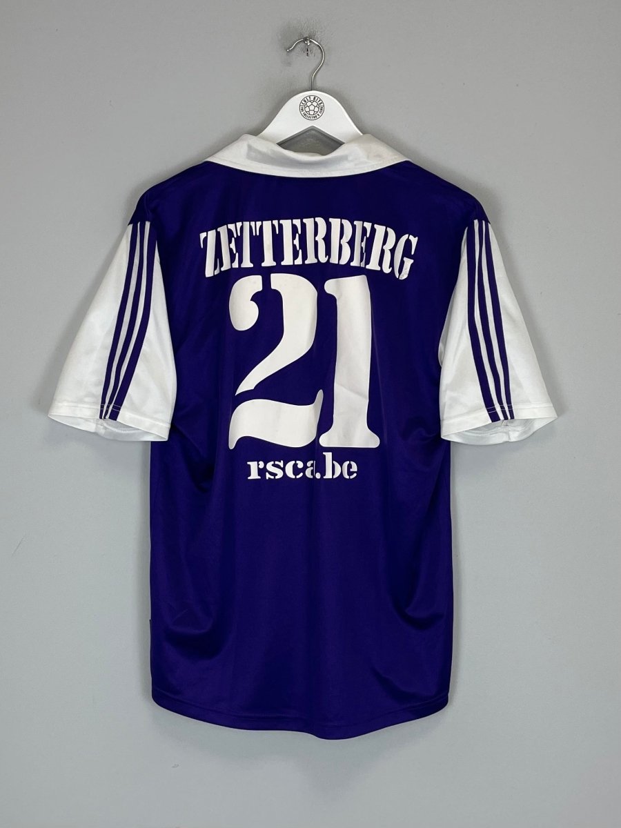 2003/04 ANDERLECHT ZETTERBURG 21 AWAY SHIRT (M) ADIDAS - Cult Kits - Medium - Buy Vintage Football Shirts, Authentic Retro Football Shirts For Sale, Classic Football Shirts & Soccer Jersey