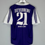 2003/04 ANDERLECHT ZETTERBURG 21 AWAY SHIRT (M) ADIDAS - Cult Kits - Medium - Buy Vintage Football Shirts, Authentic Retro Football Shirts For Sale, Classic Football Shirts & Soccer Jersey