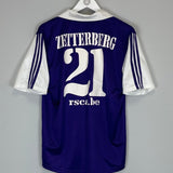 2003/04 ANDERLECHT ZETTERBURG 21 AWAY SHIRT (M) ADIDAS - Cult Kits - Medium - Buy Vintage Football Shirts, Authentic Retro Football Shirts For Sale, Classic Football Shirts & Soccer Jersey