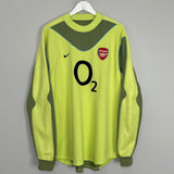Shop 2003/04 ARSENAL LEHMANN #1 GK SHIRT (L) NIKE, classic football shirts, vintage football shirts & retro soccer jerseys at Cult Kits