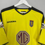 Shop 2003/04 ASTON VILLA ANGEL #18 AWAY SHIRT (L) DIADORA, classic football shirts, vintage football shirts & retro soccer jerseys at Cult Kits