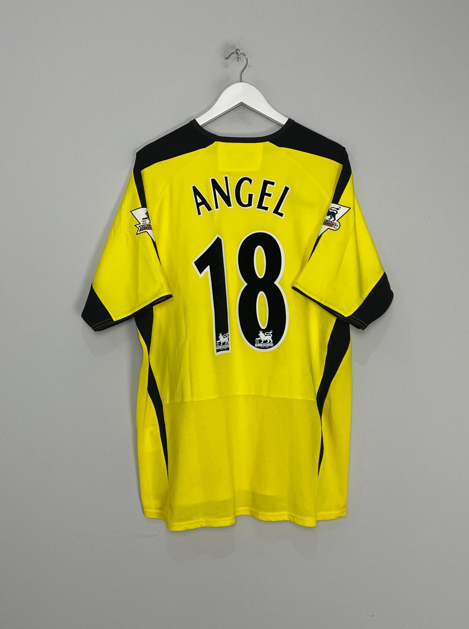Shop 2003/04 ASTON VILLA ANGEL #18 AWAY SHIRT (L) DIADORA, classic football shirts, vintage football shirts & retro soccer jerseys at Cult Kits