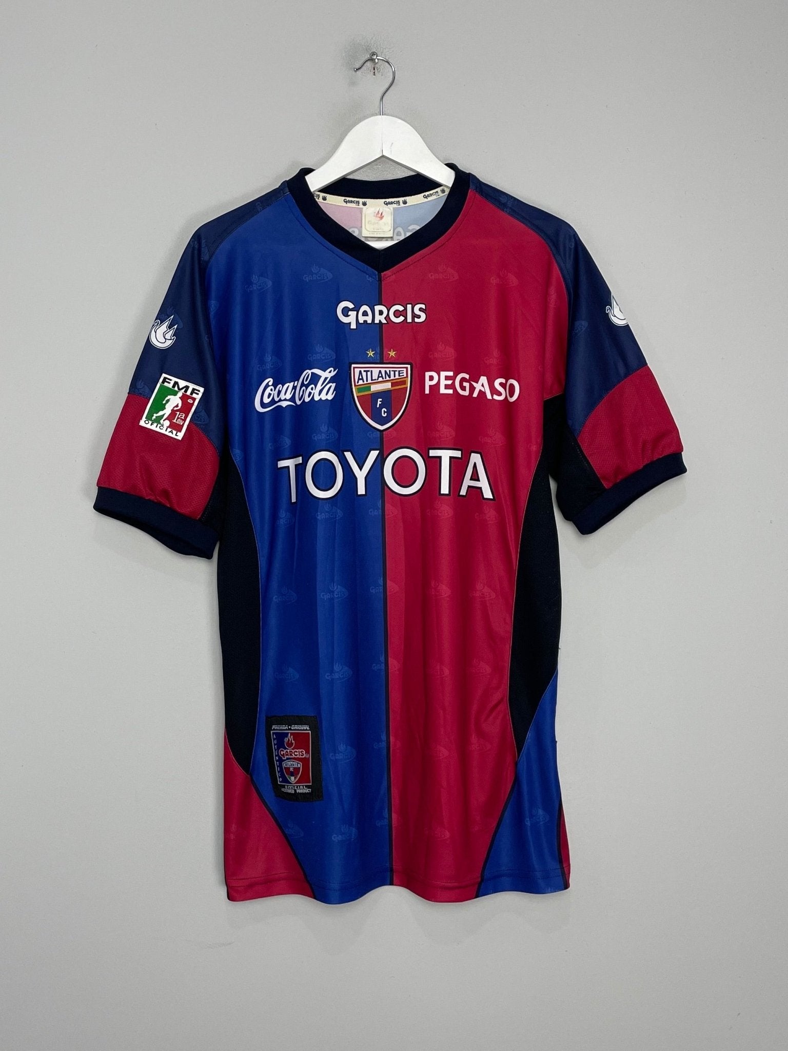 Shop 2003/04 ATLANTE CHAMAGOL #9 HOME SHIRT (XL) GARCIS, classic football shirts, vintage football shirts & retro soccer jerseys at Cult Kits
