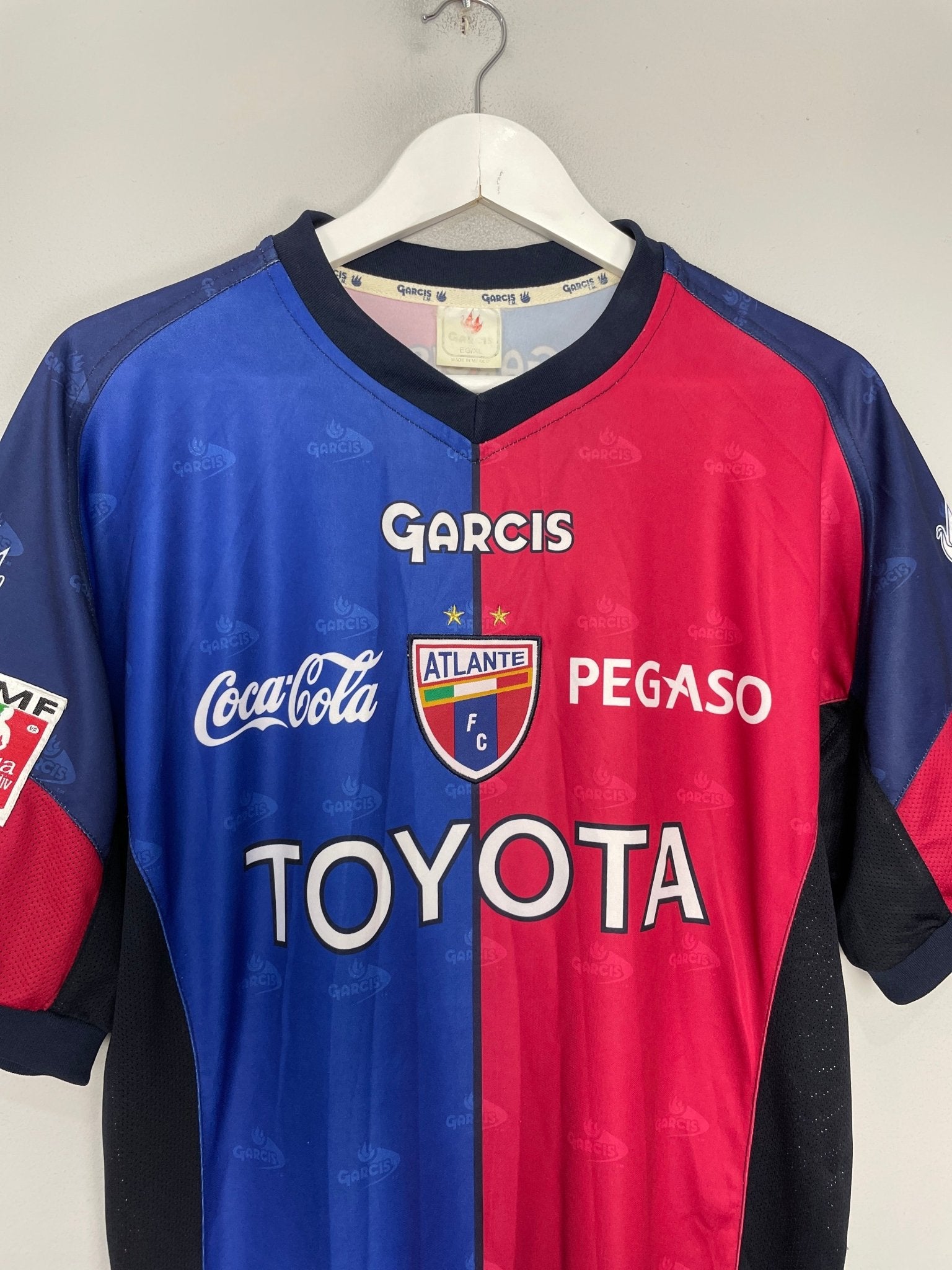 Shop 2003/04 ATLANTE CHAMAGOL #9 HOME SHIRT (XL) GARCIS, classic football shirts, vintage football shirts & retro soccer jerseys at Cult Kits