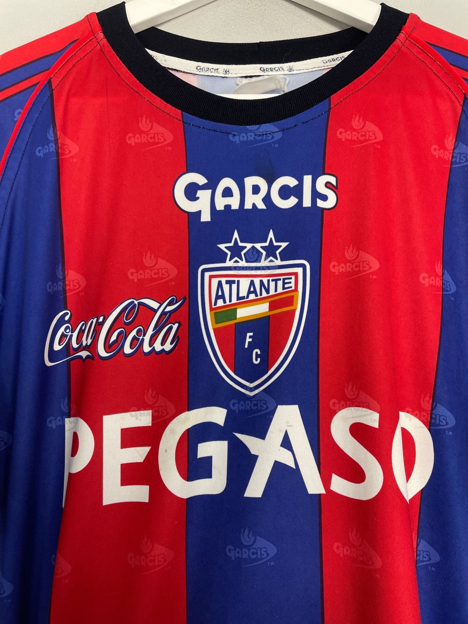 Shop 2003/04 ATLANTE HOME SHIRT (M) GARCIS, classic football shirts, vintage football shirts & retro soccer jerseys at Cult Kits