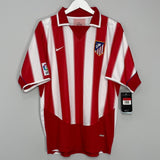 Shop 2003/04 ATLETICO MADRID F.TORRES #9 *BNWT* HOME SHIRT (L) NIKE, classic football shirts, vintage football shirts & retro soccer jerseys at Cult Kits