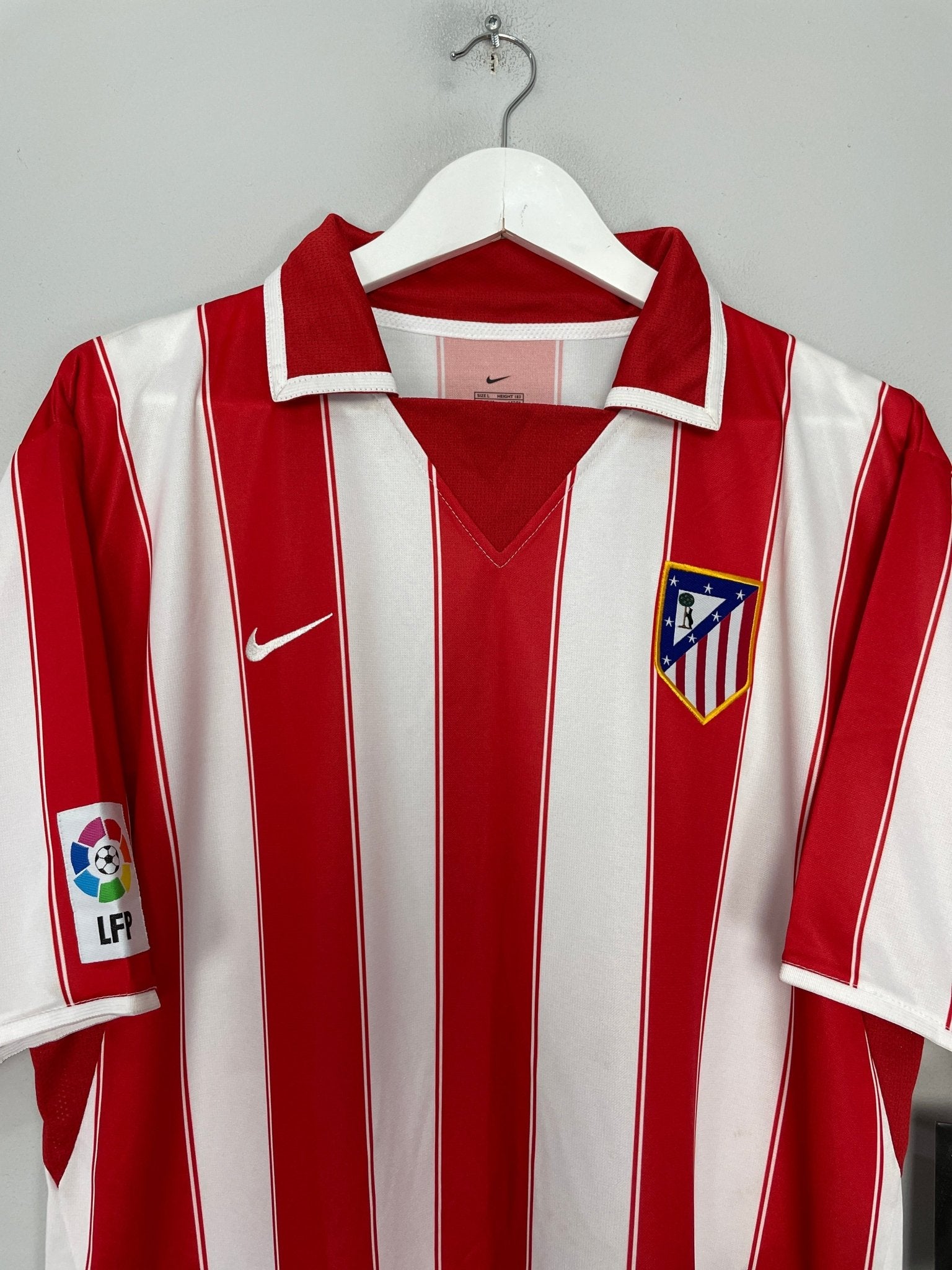 Shop 2003/04 ATLETICO MADRID F.TORRES #9 *BNWT* HOME SHIRT (L) NIKE, classic football shirts, vintage football shirts & retro soccer jerseys at Cult Kits