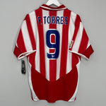 Shop 2003/04 ATLETICO MADRID F.TORRES #9 *BNWT* HOME SHIRT (L) NIKE, classic football shirts, vintage football shirts & retro soccer jerseys at Cult Kits