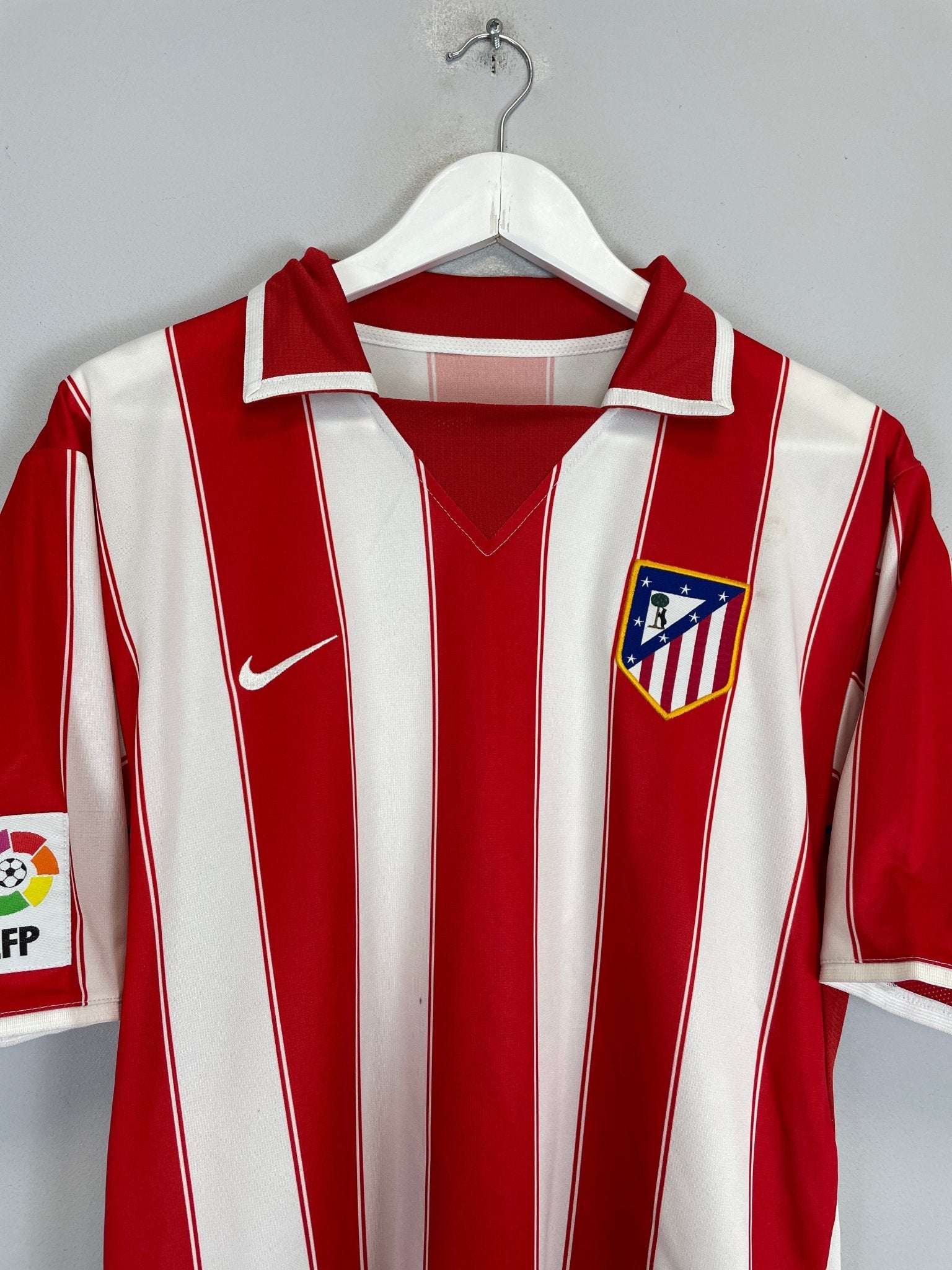 Shop 2003/04 ATLETICO MADRID F.TORRES #9 HOME SHIRT (M) NIKE, classic football shirts, vintage football shirts & retro soccer jerseys at Cult Kits