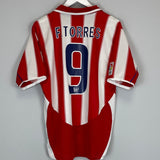 Shop 2003/04 ATLETICO MADRID F.TORRES #9 HOME SHIRT (M) NIKE, classic football shirts, vintage football shirts & retro soccer jerseys at Cult Kits