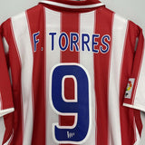 Shop 2003/04 ATLETICO MADRID F.TORRES #9 HOME SHIRT (M) NIKE, classic football shirts, vintage football shirts & retro soccer jerseys at Cult Kits