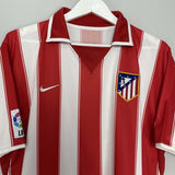 Shop 2003/04 ATLETICO MADRID F.TORRES #9 HOME SHIRT (M) NIKE, classic football shirts, vintage football shirts & retro soccer jerseys at Cult Kits