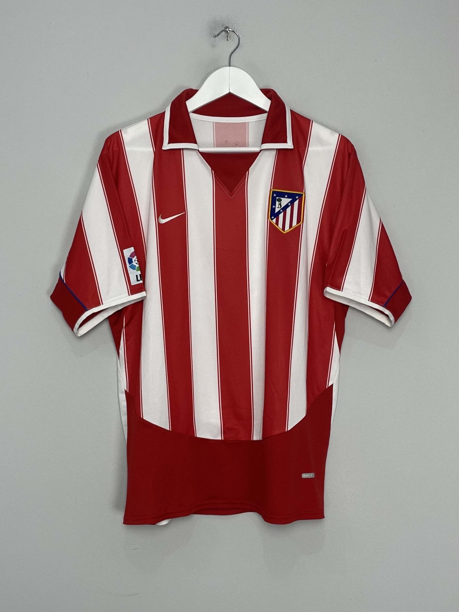 Shop 2003/04 ATLETICO MADRID F.TORRES #9 HOME SHIRT (M) NIKE, classic football shirts, vintage football shirts & retro soccer jerseys at Cult Kits