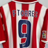 Shop 2003/04 ATLETICO MADRID F.TORRES #9 HOME SHIRT (M) NIKE, classic football shirts, vintage football shirts & retro soccer jerseys at Cult Kits