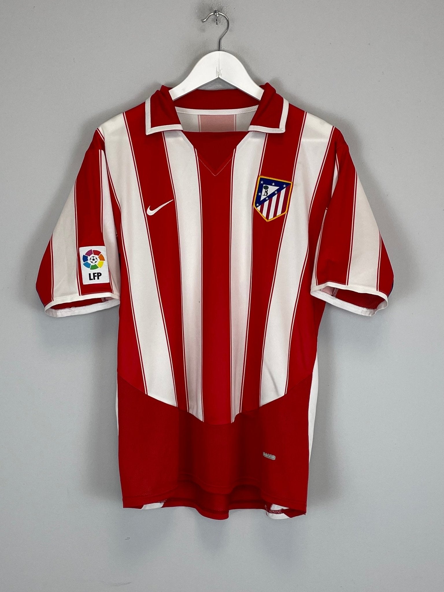 Shop 2003/04 ATLETICO MADRID F.TORRES #9 HOME SHIRT (M) NIKE, classic football shirts, vintage football shirts & retro soccer jerseys at Cult Kits