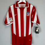 2003/04 ATLETICO MADRID SIMEONE 14 *BNWT* HOME SHIRT (M) NIKE - Cult Kits - Medium - Buy Vintage Football Shirts, Authentic Retro Football Shirts For Sale, Classic Football Shirts & Soccer Jersey