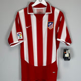 2003/04 ATLETICO MADRID SIMEONE 14 *BNWT* HOME SHIRT (M) NIKE - Cult Kits - Medium - Buy Vintage Football Shirts, Authentic Retro Football Shirts For Sale, Classic Football Shirts & Soccer Jersey
