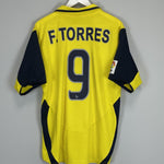 Shop 2003/04 ATLETICO MADRID TORRES #9 AWAY SHIRT (M) NIKE, classic football shirts, vintage football shirts & retro soccer jerseys at Cult Kits