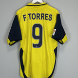 Shop 2003/04 ATLETICO MADRID TORRES #9 AWAY SHIRT (M) NIKE, classic football shirts, vintage football shirts & retro soccer jerseys at Cult Kits