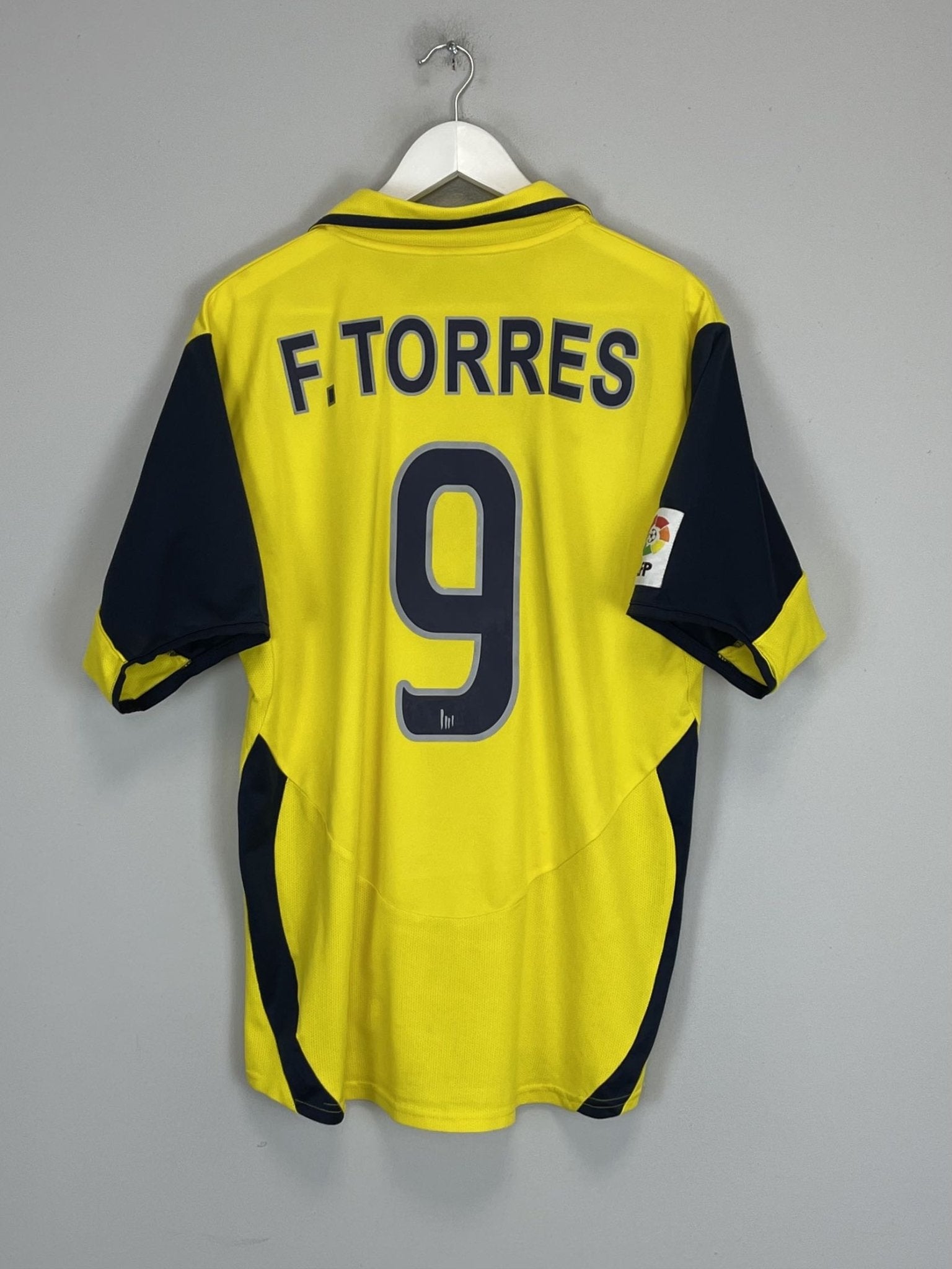 Shop 2003/04 ATLETICO MADRID TORRES #9 AWAY SHIRT (M) NIKE, classic football shirts, vintage football shirts & retro soccer jerseys at Cult Kits
