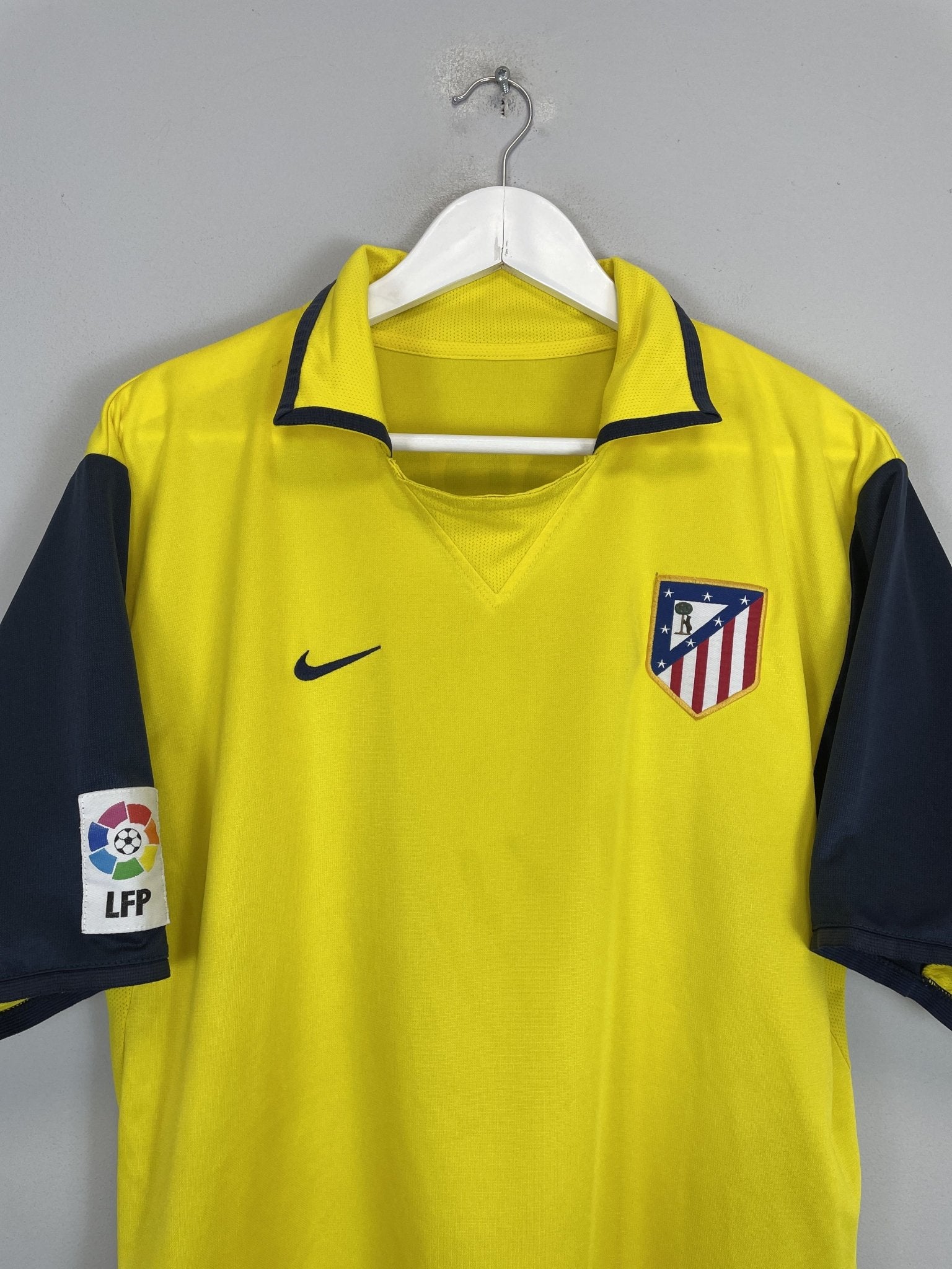 Shop 2003/04 ATLETICO MADRID TORRES #9 AWAY SHIRT (M) NIKE, classic football shirts, vintage football shirts & retro soccer jerseys at Cult Kits