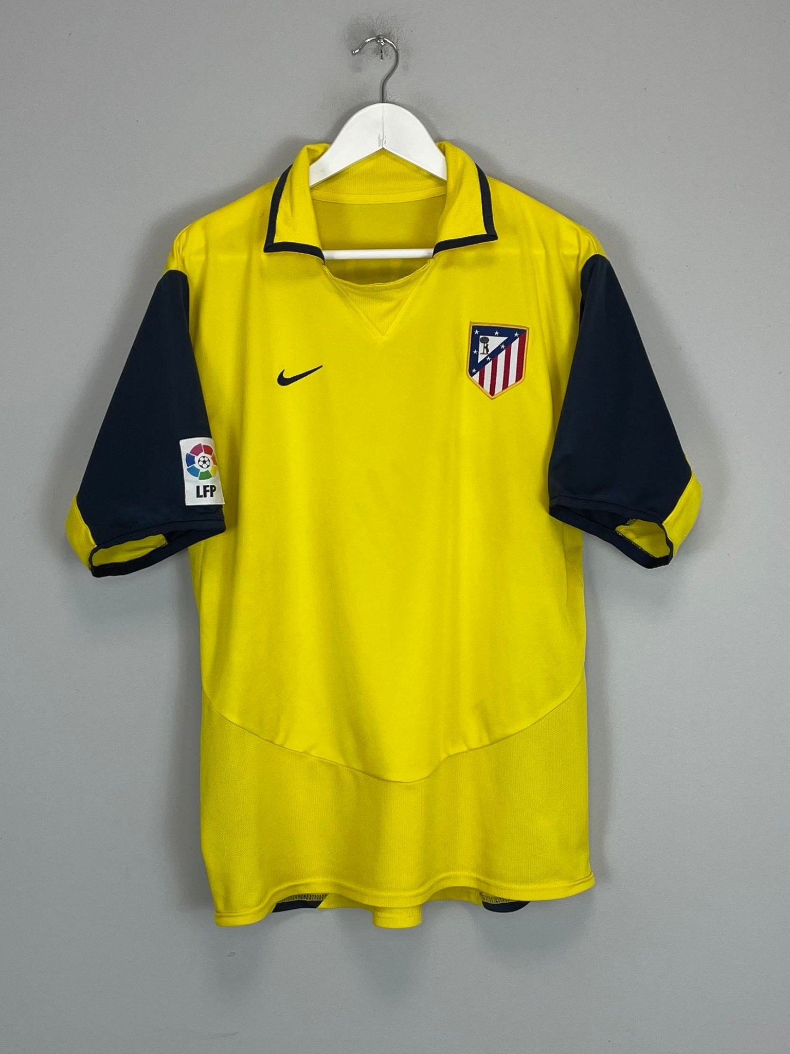 Shop 2003/04 ATLETICO MADRID TORRES #9 AWAY SHIRT (M) NIKE, classic football shirts, vintage football shirts & retro soccer jerseys at Cult Kits
