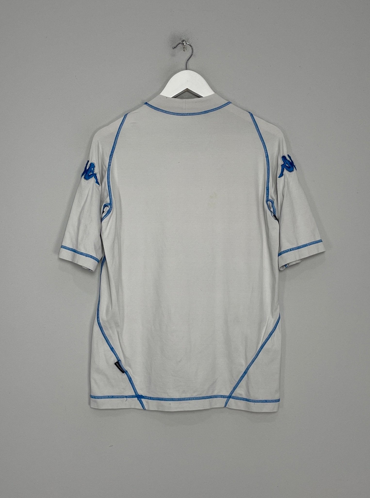 Shop 2003/04 AUXERRE AWAY SHIRT (L) KAPPA, classic football shirts, vintage football shirts & retro soccer jerseys at Cult Kits