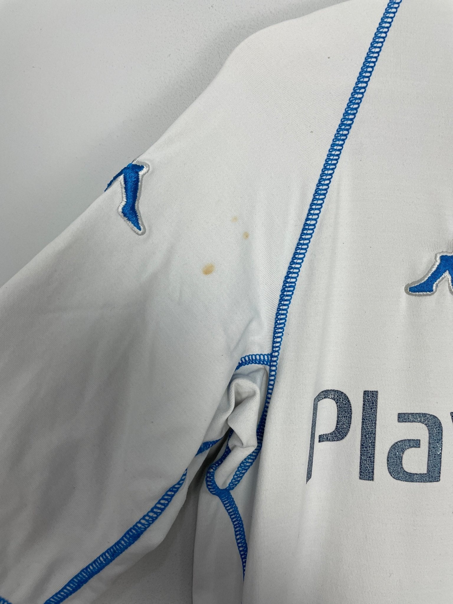 Shop 2003/04 AUXERRE AWAY SHIRT (L) KAPPA, classic football shirts, vintage football shirts & retro soccer jerseys at Cult Kits