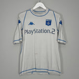 Shop 2003/04 AUXERRE AWAY SHIRT (L) KAPPA, classic football shirts, vintage football shirts & retro soccer jerseys at Cult Kits